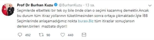 Burhan Kuzu'dan Kafa Karıştıran İstanbul Denklemi: İki Bin Nüfuslu Yer Olsaydı Fark 3 Olacaktı