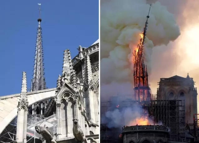 Fotoğraflarla: Notre-Dame'ın Kamburu'nun Evi Yanıyor