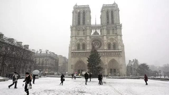 Notre-Dame Yangını: Tarihi Fotoğraflarla ve Olaylarla Fransa Cumhurbaşkanı Macron'un 'Yeniden İnşa...