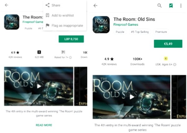 Play Store, Daha Kolay Erişilebilir Bir İstek Listesi Tuşunu Test Ediyor