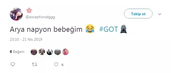 Game Of Thrones'un Arya'sı Son Bölümde İzleyenleri Çok Şaşırttı, Twitter Coştu