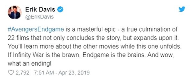Avengers: Endgame'i Önceden İzleyenlerin Heyecanınızı 5 Kat Arttıracak Ortak Yorumu