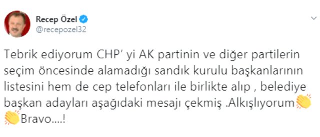 AK Parti'nin YSK Temsilcisi, CHP'nin Partilerin Alamadığı Sandık Kurulu Başkanlarının Listesini Aldığını İddia Etti