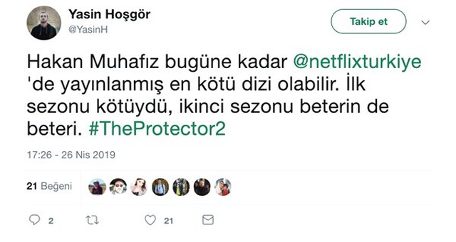 Hakan: Muhafız'ın Pek Beğenilmeyen 2. Sezonu İçin Sosyal Medyada Yapılan Yorumlar