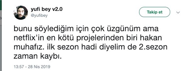 Hakan: Muhafız'ın Pek Beğenilmeyen 2. Sezonu İçin Sosyal Medyada Yapılan Yorumlar