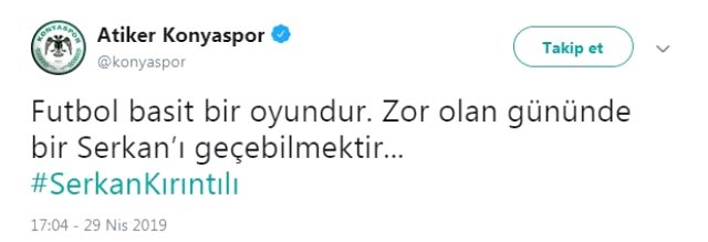 Konyaspor'dan Galatasaray'a Serkan Kırıntılı Göndermesi!