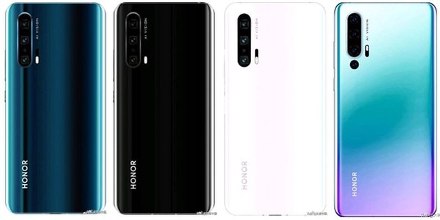 Honor 20 Pro'nun Renk Seçenekleri Bir Görselde Ortaya Çıktı