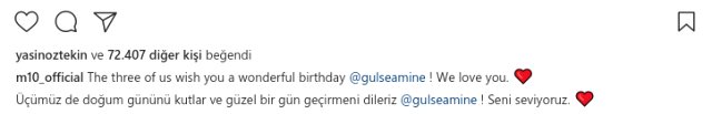 Mesut Özil'den, Nişanlısı Amine Gülşe'nin Doğum Gününe Özel Romantik Paylaşım
