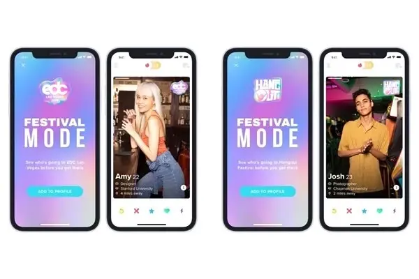 Yaklaşan Festival Mevsimiyle Tinder'a Festival Modu Geliyor