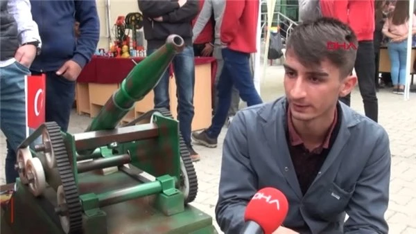 Lise Öğrencisi Soner Kaya, İnsansız Mini Tank Üretti