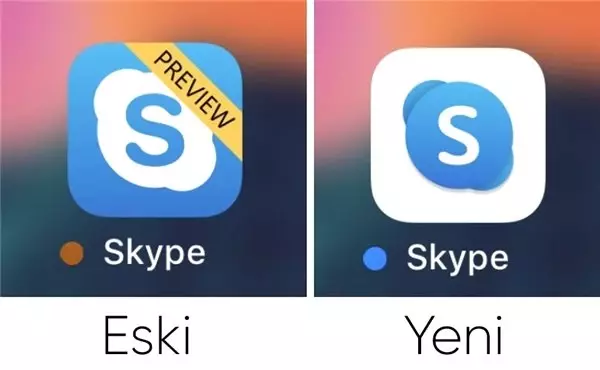 Microsoft, Skype'ın İos Betasındaki Simgesini Güncelledi