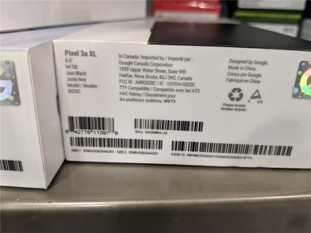 Google Pixel 3a Xl'ın Kutusu Ortaya Çıktı (Fotoğraf)