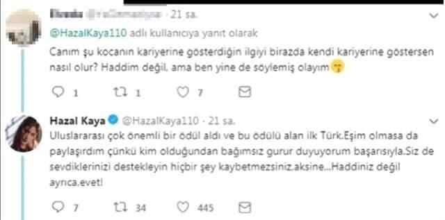 Oyuncu Hazal Kaya, 