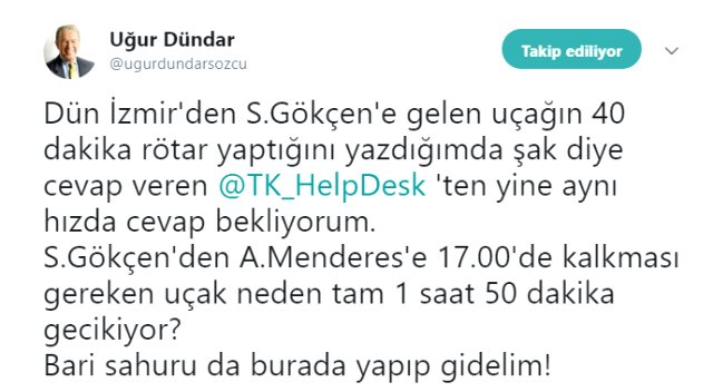 Saba Tümer, THY Uçağından Yaptığı Paylaşımla Çok Konuşuldu!