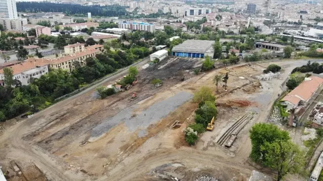 Haydarpaşa'da Ortaya Çıkan 1700 Yıllık Arkeolojik Kalıntılar Havadan Görüntülendi