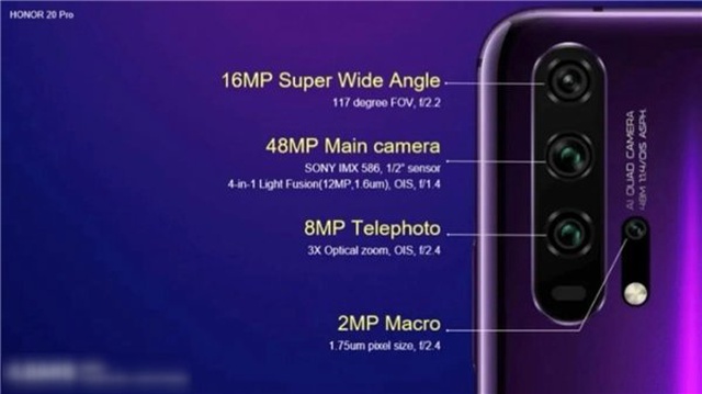 Honor 20 ve 20 Pro'nun Yeni Detayları Açıklandı