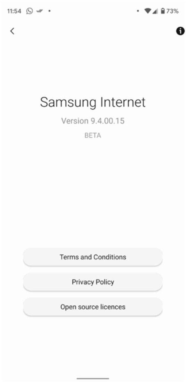 Samsung, Internet Browser Beta'nın V9.4 Güncellemesi Yayımlandı