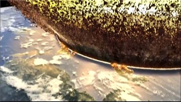 Dünya'ya 500 Kilometre Çapında Bir Göktaşı Çarparsa Ne Olacağını Gösteren Video