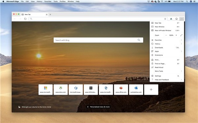 Chromium Tabanlı Edge'in Macos Sürümü Kullanıma Hazır