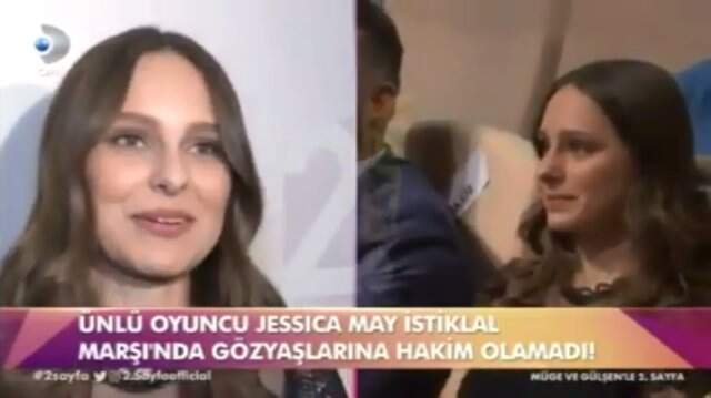 Brezilyalı Oyuncu Jessica May, İstiklal Marşı Okunurken Ağladı