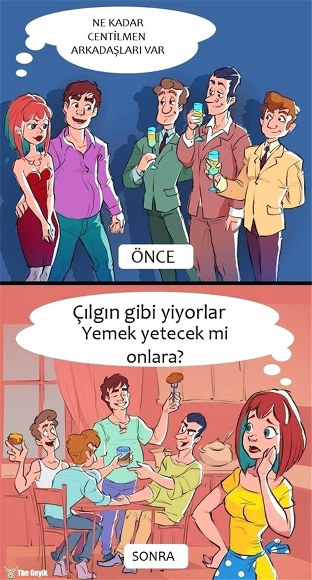 Evlilikten Önce ve Sonra İlişkilerin Değişimini Gösteren 9 Komik Çizim
