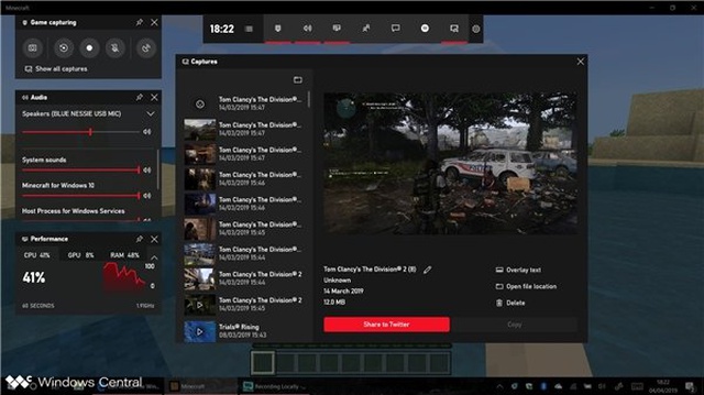 Yenilenen Windows 10 Oyun Çubuğu, Mayıs Güncelleştirmesi ile Kullanıcılara Sunuldu