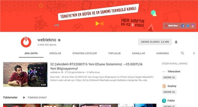 Youtube, Kanalların Abone Sayılarını Göstermede Değişikliğe Gidiyor