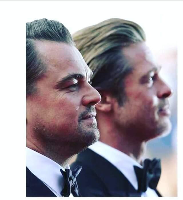 Brad Pitt ve Leonardo Di Caprio, Cannes Film Festivaline Son Halleriyle Damga Vurdu