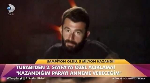 The Challenge Yarışmasında 5 Milyon TL Kazanan Turabi Çamkıran, Parayı Ne Yapacağını Açıkladı