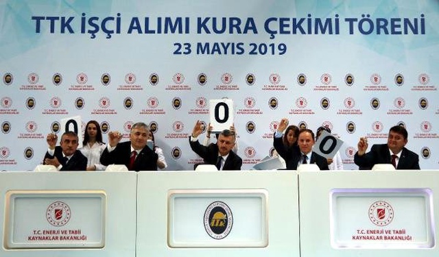 TTK'ya Alınacak 500 İşçi Kura ile Belirlendi