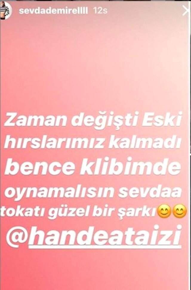 Sevda Demirel, Yıllar Önce Tokat Attığı Hande Ataizi'ye Klibinde Oynamayı Teklif Etti