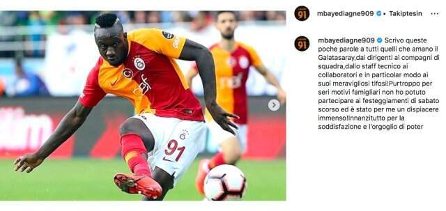 <a class='keyword-sd' href='/mbaye-diagne/' title='Mbaye Diagne'>Mbaye Diagne</a> Şampiyonluk Kutlamalarına Neden Katılmadığını Açıkladı