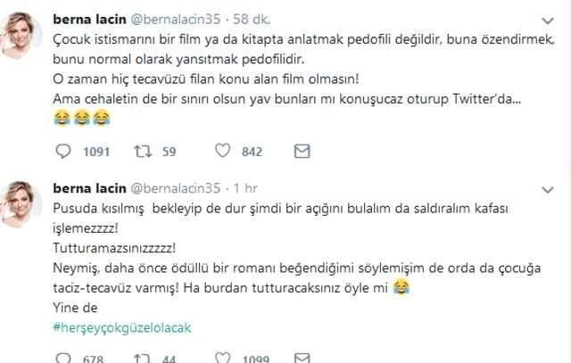 Berna Laçin'in, pedofili ifadeler içeren Mahrem kitabıyla ilgili sözleri ortalığı karıştırdı!