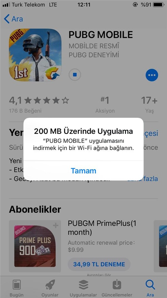 iPhone'larda Hücresel Veri İndirme Sınırı 150 MB'den 200 MB'ye Çıktı