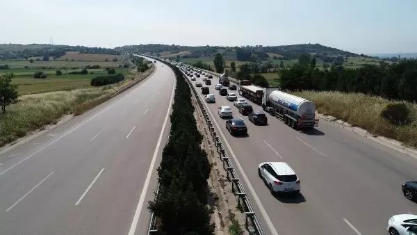 İstanbul-Bursa- İzmir yolunda trafik durma noktasında