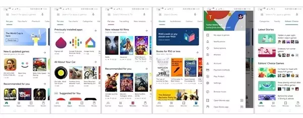 Google Play Store'un Materyal Tema İçeren Yeni Güncellemesi Sunulmaya Başlandı