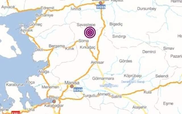 Soma'da korkutan deprem!