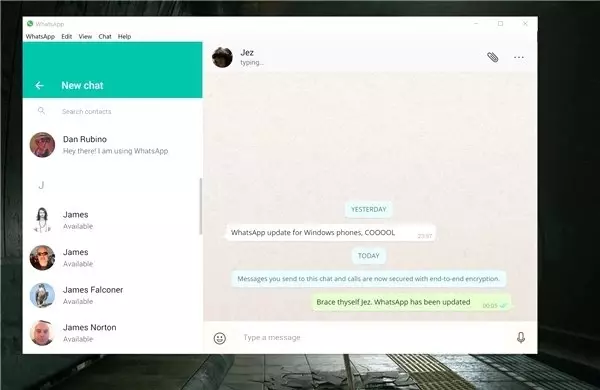 WhatsApp'ın Masaüstü Sürümünü Kullanılamaz Hale Getiren Sorun Giderildi