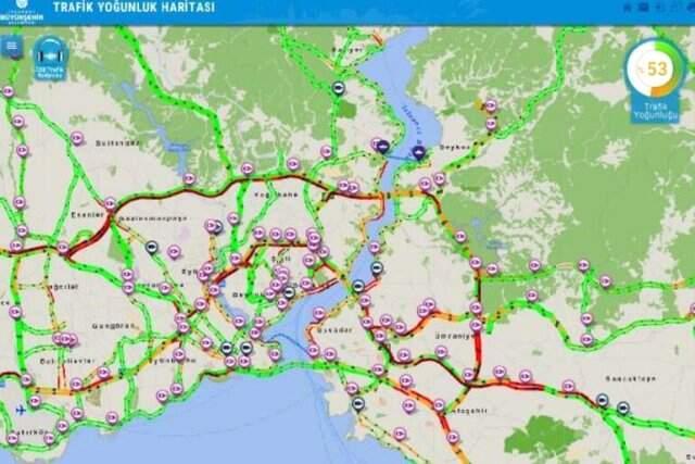 İstanbul'da bayramın ilk günü trafik felç oldu! Yoğunluk yüzde 53