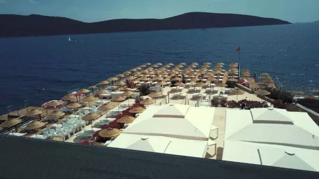 Kültür ve Turizm Bakanlığının ilk halk plajı Bodrum'da açıldı