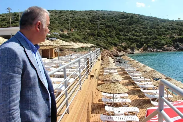 Kültür ve Turizm Bakanlığının ilk halk plajı Bodrum'da açıldı