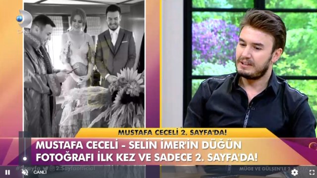 Mustafa Ceceli ve Selin İmer'in düğününden ilk fotoğraf yayınlandı