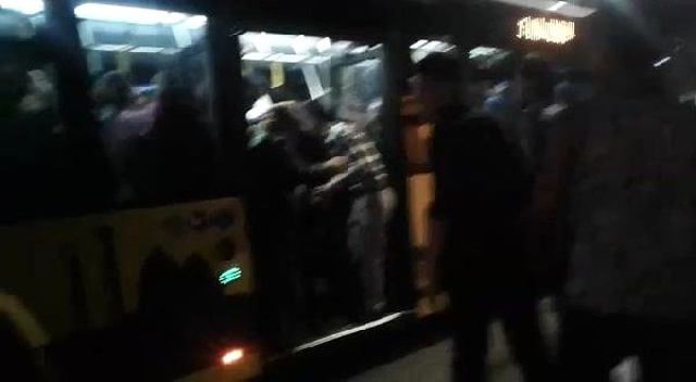 Halk otobüsünde taciz! Kadın yolcu çığlık attı, ortalık bir anda karıştı