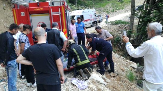 FETÖ'den ihraç edilen eski kaymakam 50 metreden aşağıya yuvarlandı!