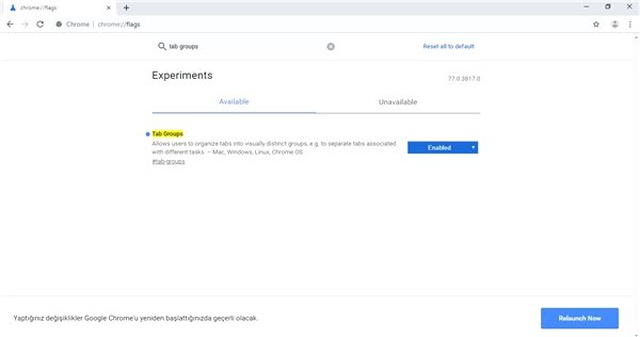Google Chrome'a, Sekmeleri Gruplandırma ve Kaydetme Özelliği Geliyor