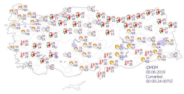 Meteoroloji'den 26 il için kritik uyarı: Sağanak yağış geliyor Meteoroloji'den 26 il için kritik uyarı: Sağanak yağış geliyor