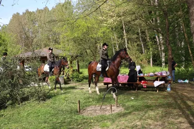 İstanbul Belgrad Ormanları'na atlı koruma geldi!