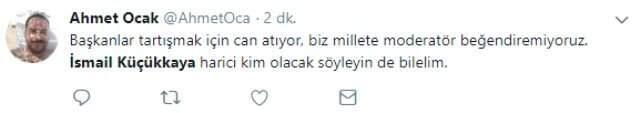 Canlı yayın için İsmail Küçükkaya'nın seçilmesi sosyal medyayı salladı