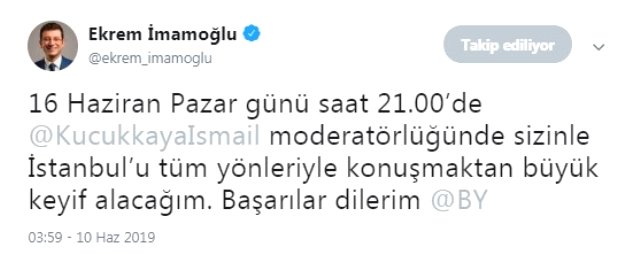 Ortak yayın açıklamasına Binali Yıldırım'dan ilk yorum: İstanbullular için hayırlı olmasını dilerim
