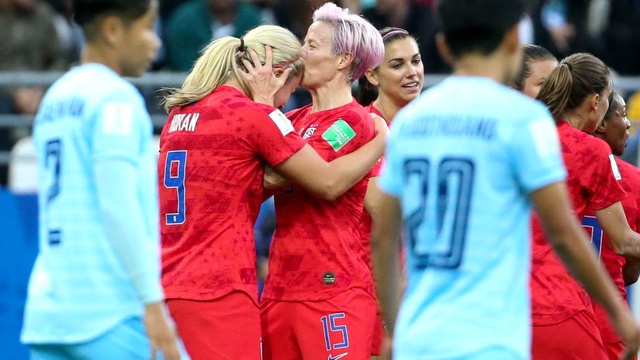 2019 Kadınlar Dünya Kupası: ABD Tayland'ı 13-0 yendi, kupa tarihinde rekor kırdı